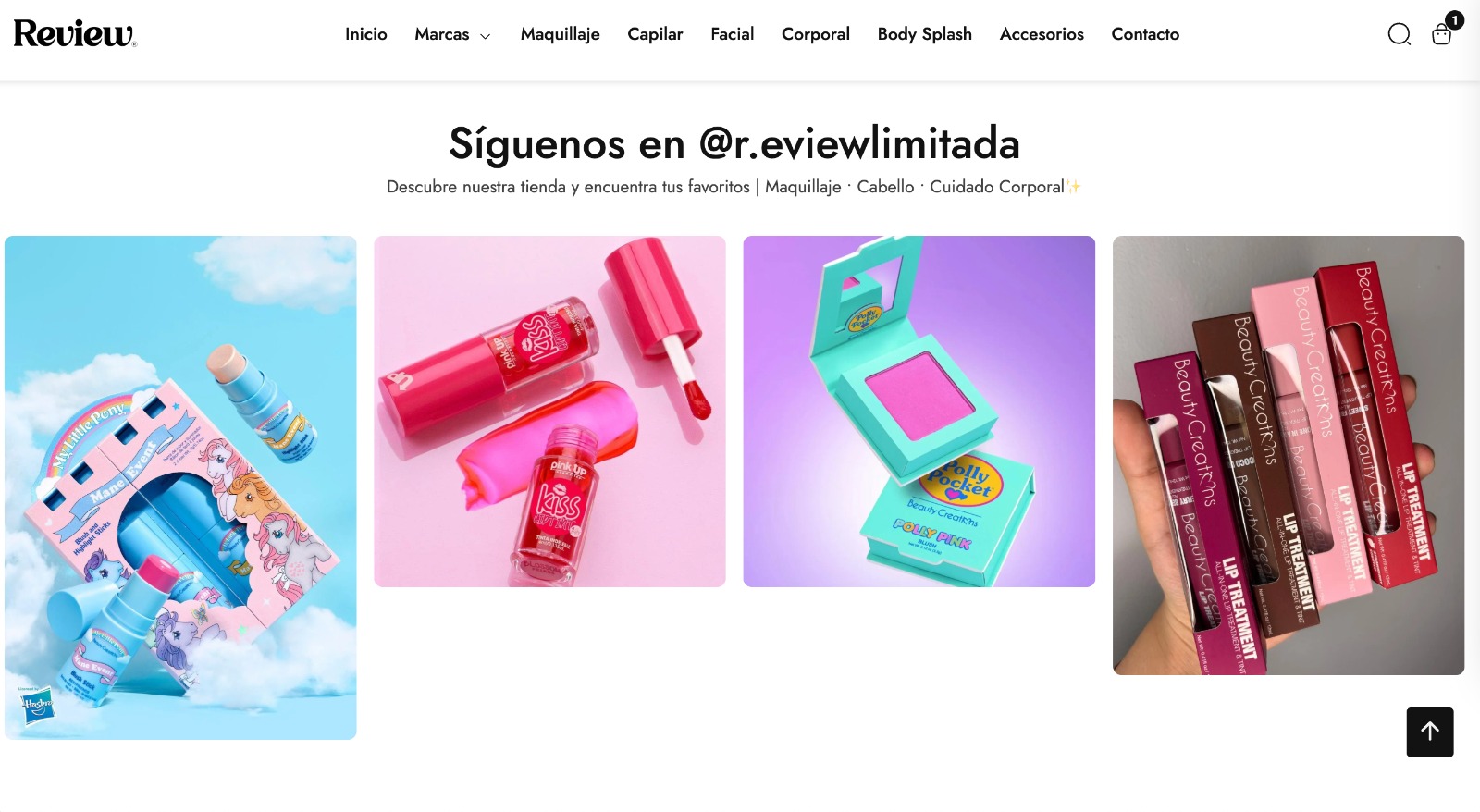 Review Tienda: una tienda en línea para descubrir maquillaje y productos de cuidado personal.