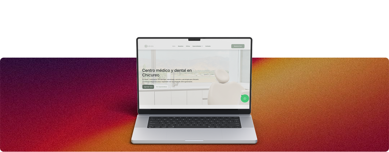 Mockup de sitios web diseñados por WebKit