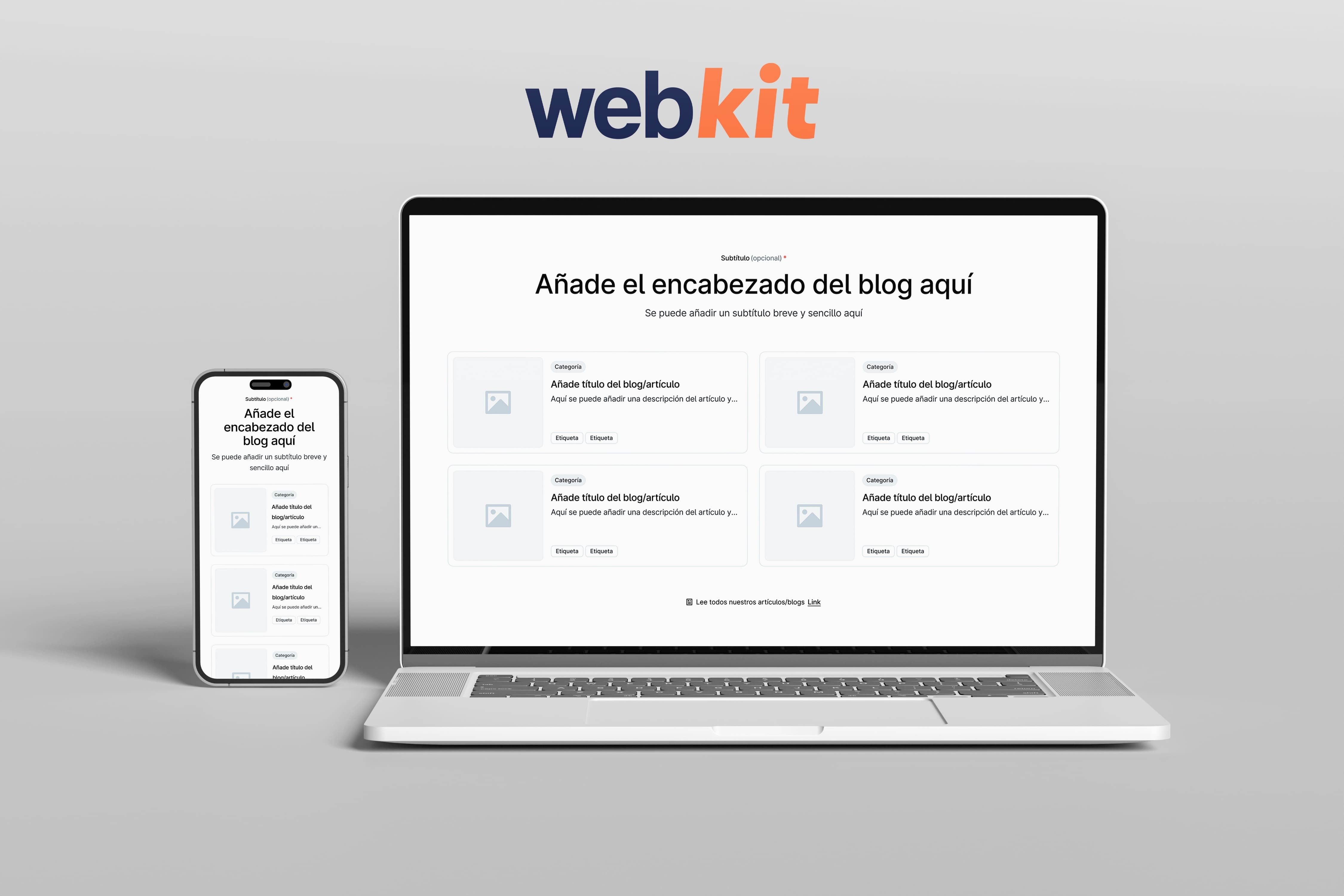 10 Blogs para Desktop & Mobile en Figma